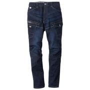 D-2905 [ストレッチシルキーデニムカーゴ インディゴ 3L]