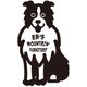 ドッグ STICKER DOG 4400830 BLACK [ロゴステッカー]