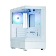 ピラーレス構造採用 ミニタワー Micro-ATX PCケース ホワイト P10 WHITE
