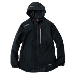 G-1046 [防風ストレッチパーカー ブラック 3XL]