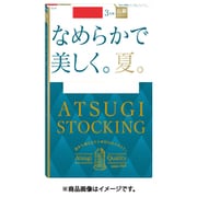 【限定】アツギストッキング なめらかで美しく夏 LLL ブラック 3足組 FP11153P