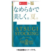 【限定】アツギストッキング なめらかで美しく夏 ML ブラック 3足組 FP11153P