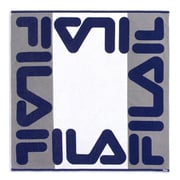 FILA FLワンポイントAZ 140cm×140cm ネイビー スクエアタオル 49-0117560