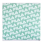 FILA FL総柄AZ 140cm×140cm グリーン スクエアタオル 49-0107560