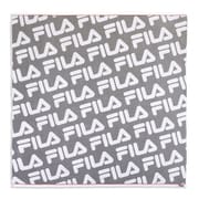 FILA FL総柄AZ 140cm×140cm グレー スクエアタオル 49-0107560