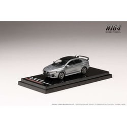 HJ642053CGM 1/64 三菱 ランサーエボリューションX FINAL EDITION エンジンディスプレイモデル付き チタニウムグレーメタリック/ブラックルーフ [ダイキャストミニカー]