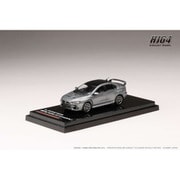 HJ642053CGM 1/64 三菱 ランサーエボリューションX FINAL EDITION エンジンディスプレイモデル付き チタニウムグレーメタリック/ブラックルーフ [ダイキャストミニカー]