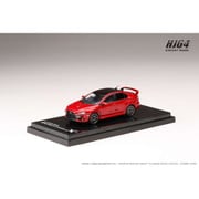 HJ642053CR 1/64 三菱 ランサーエボリューションX FINAL EDITION エンジンディスプレイモデル付き レッドメタリック/ブラックルーフ [ダイキャストミニカー]
