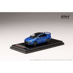 HJ642053CBL 1/64 三菱 ランサーエボリューションX FINAL EDITION エンジンディスプレイモデル付き ライトニングブルーマイカ/ブラックルーフ [ダイキャストミニカー]