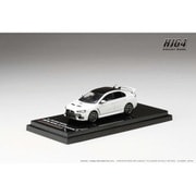 HJ642053CWP 1/64 三菱 ランサーエボリューションX FINAL EDITION エンジンディスプレイモデル付き ホワイトパール/ブラックルーフ [ダイキャストミニカー]