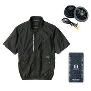 G244020 [ボルトクール LITE＋ 半袖ブルゾン セット ブラック XL]