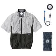 G244520 [ボルトクール LITE＋ 半袖ブルゾン ペルチェ・バッテリーセット モクグレー 4XL]