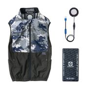 G244529 [ボルトクール LITE＋ ベスト ペルチェ・バッテリーセット グレーカモ 4XL]