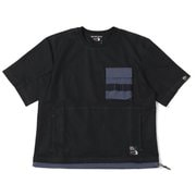 2345103 [ROKXコラボ布帛Tシャツ 19：BLACK メンズ Lサイズ]