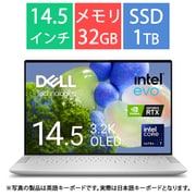 モバイルノートパソコン/XPS 14 9440/14.5型3.2K/Core Ultra 7 プロセッサー 155H/GeForce RTX 4050/メモリ 32GB/SSD 1TB/Windows 11 Home/プラチナシルバー MX84T-ENL