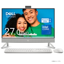 デスクトップパソコン/Inspiron 27 7730 オールインワン/27.0型FHD/Core 7 プロセッサー 150U/メモリ 16GB/SSD 1TB/Windows 11 Home/Office Home ＆ Business 2021＋Microsoft 365 Basic/パールホワイト AI779T-EHHBWC