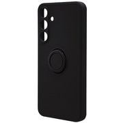 Galaxy A55 5G ソフトケース TPU スマホリング付き 落下防止 スタンド ブラック 7940GA55TPRBK