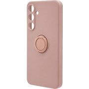 Galaxy A55 5G ソフトケース TPU スマホリング付き 落下防止 スタンド ライトピンク 7942GA55TPRLPK