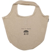 ao recycle cotton bag ベージュ リサイクル コットン 環境にやさしい コンパクト