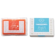 サンサンスポンジお試しセット サンサンスポンジ1個 食器用固形洗剤ハイアール100g オレンジレッド ソフト スポンジ キッチンスポンジ 食器用スポンジ