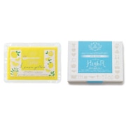 サンサンスポンジお試しセット サンサンスポンジ1個 食器用固形洗剤ハイアール100g レモンイエロー ソフト スポンジ キッチンスポンジ 食器用スポンジ