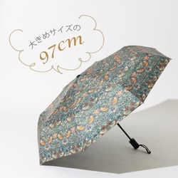 ワンタッチ日傘◆ウイリアムモリス◆ハンドメイド Amazon | 折りたたみ傘 William Morris ウィリアムモリス 花柄