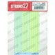 ST27-FP0054 Line Decal： Fluorescent Yellow 1mm・2mm・3mm [プラモデル用品]