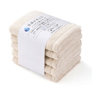 ハイドロ銀チタン 厚手タイプ フェイスタオル5枚セット 34cm×80cm アイボリー 61-5039300