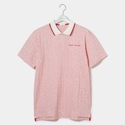 001-21546-50-063 [ロゴメッシュベアJQ 半袖ポロシャツ 50-Lサイズ レッド]