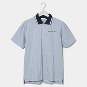 001-21546-48-092 [ロゴメッシュベアJQ 半袖ポロシャツ 48-Mサイズ サックス]