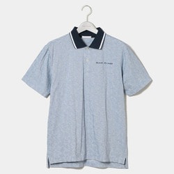 001-21546-50-092 [ロゴメッシュベアJQ 半袖ポロシャツ 50-Lサイズ サックス]