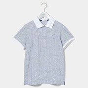 002-21544-40-092 [ロゴメッシュベアJQ 半袖ポロシャツ 40-Mサイズ サックス]