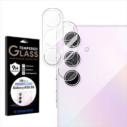 CRCG-GXA55 [Galaxy A55 5G用 カメラレンズ 保護フィルム ガラスフィルム 日本製硝子 硬度9H 全面保護 透明 2枚組 クリア]