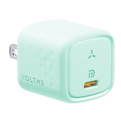 USB急速充電器 Revo 30 mini USB PD（パワーデリバリー）対応 30W USB-C×1 グリーン V2094