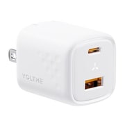 USB急速充電器 Revo 30 デュオ USB PD(パワーデリバリー)対応 30W USB-C×1/USB-A×1 折りたたみ式プラグ 白 V2098