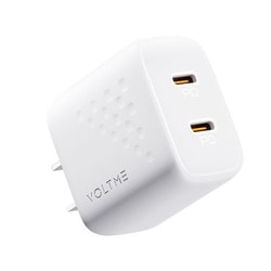 USB急速充電器 Revo 35 Duo Lite USB PD（パワーデリバリー）対応 35W USB-C×2ポート ホワイト V2089