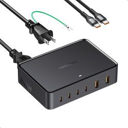 USB急速充電器 Revo 240 PD3.1 USB PD（パワーデリバリー）対応 240WP USB-C×4/USB-A×2 USB-C端子ケーブル付き ブラック V2248