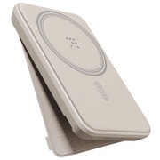 MagSafe対応 7.5W ワイヤレス充電モバイルバッテリー 5000mAh ケーブル付属(グレー)MagPak 5K B3019