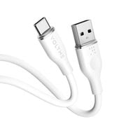 モスシリーズシリコン 充電ケーブル USB-A&USB-C 60W ホワイト 1m C2120