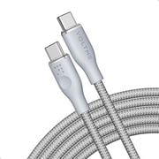 ラグシリーズ(Eマーカー)ナイロン 充電ケーブル USB-C&USB-C 100W グレー 1.8m C2173