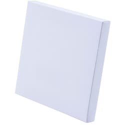 PAC-1313-2PWH [紙製組み立てキャンバス 130×130mm 2枚セット ホワイト]