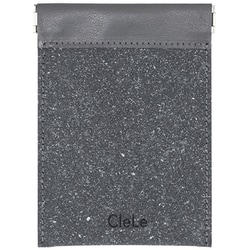 クルレ リサイクルレザースプリングポーチ S グレー CLL-SPS-GY
