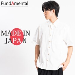fl24ss-002/white/xl [ハイゲージ天竺ボックスシャツ 日本製 ホワイト XLサイズ]