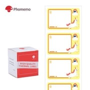 Phomemo M110用 感熱式ラベルシールロール 1本(230枚/1本) 長方形(W:30×H:40mm) ダイカット角型 ユニコーン PH-AP4030-230A