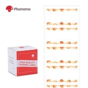 Phomemo M110用 感熱式ラベルシールロール 1本(320枚/1本) 長方形(W:20×H:40mm) ダイカット角型 パン PH-AP-TT4020-320C