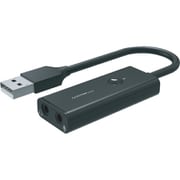 ミュートボタン搭載 96kHz/24bit再生対応 小型・軽量 USB-Aオーディオアダプタ GP-AUA2HM/B