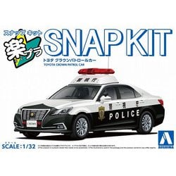 楽プラ スナップキット No.01-PC 1/32 トヨタ クラウン パトロールカー [組立式プラスチックモデル]