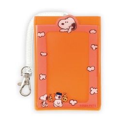 スヌーピー ミニバス オレンジ・イエロー PEANUTS スヌーピー ミニショルダーバッグ キャンバス 小さめ
