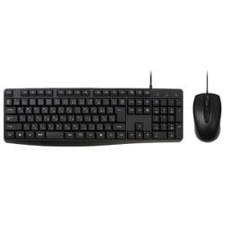USBスタンダードキーボードマウスセット ブラック TM-UKEY109BKMSET3