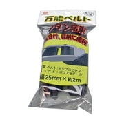 万能ベルト 25mm×2M茶 （PPベルト）